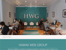 Tablet Screenshot of hawaiiwebgroup.com